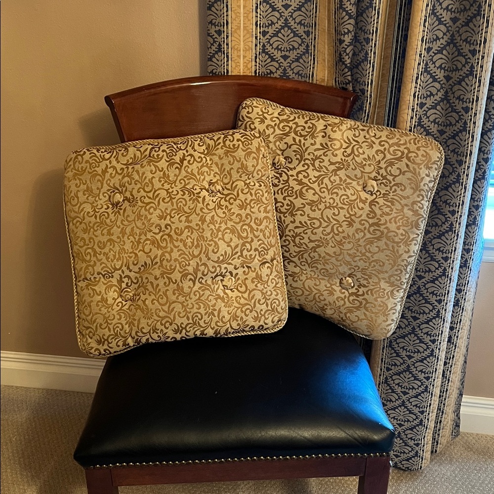 Charter Club Gold Damask Square Decorative Throw Pillows
